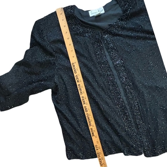 Vintage Silk hand beaded blouse - stunning -XXL - Picture 7 of 7